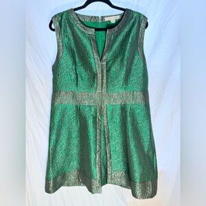 Vintage Renn 2X Emerald Green Mini Dress